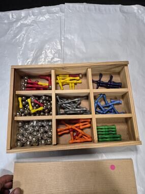 Magnetic Building STEM Learning Toys Magnetic Maga Magz Lot of Over 225 Pieces